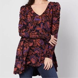Free People Hello Lover Tunic Top L